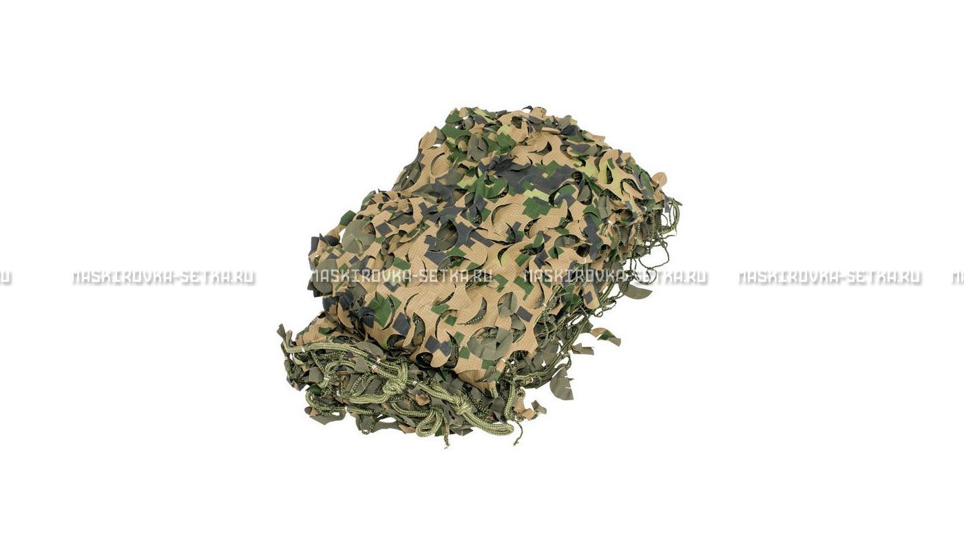 Массеть Camosystems Пейзаж-Профи Лес 3D 1,8х3 м  – купить по цене 3850 руб. в интернет-магазине в городе Воронеж картинка 6