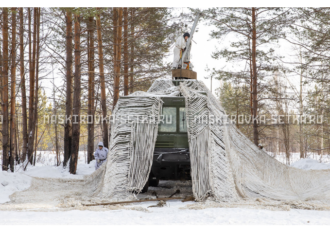 Маскировочный комплект МКТ-2С Снег 9х12 м – купить по цене 33200 руб. в интернет-магазине в городе Воронеж картинка 2