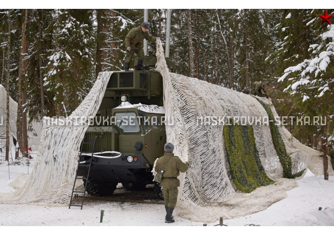 Маскировочный комплект МКТ-2С Снег 9х12 м – купить по цене 33200 руб. в интернет-магазине в городе Воронеж картинка 8