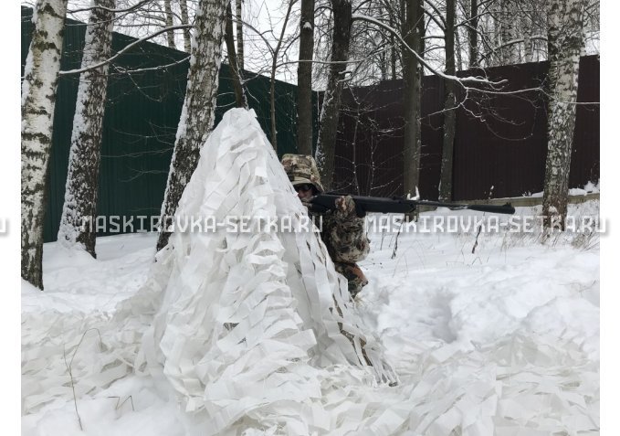 Маскировочная сеть МКТ-2С Снег 3х3 м – купить по цене 2100 руб. в интернет-магазине в городе Воронеж картинка 2