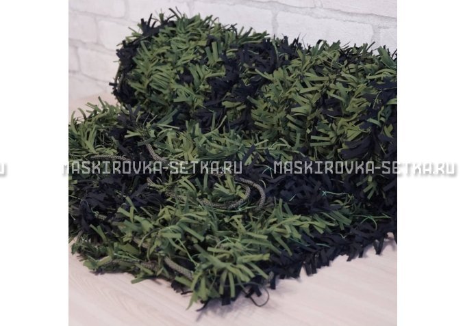 Маскировочная сеть Зеленя 2х3 м (зелено-черная) – купить по цене 3200 руб. в интернет-магазине в городе Воронеж картинка 4
